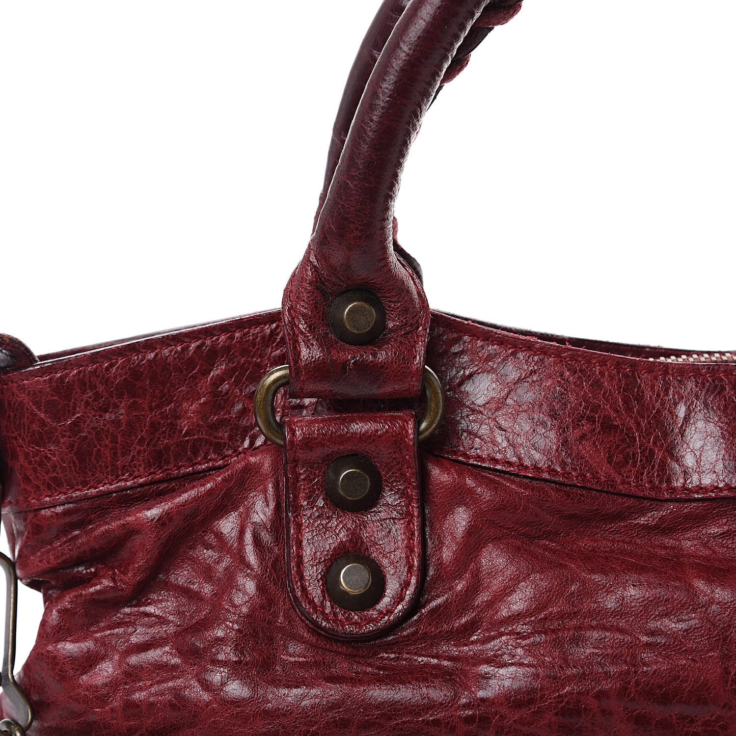 Chevre Classic Hardware First Rouge Grenat