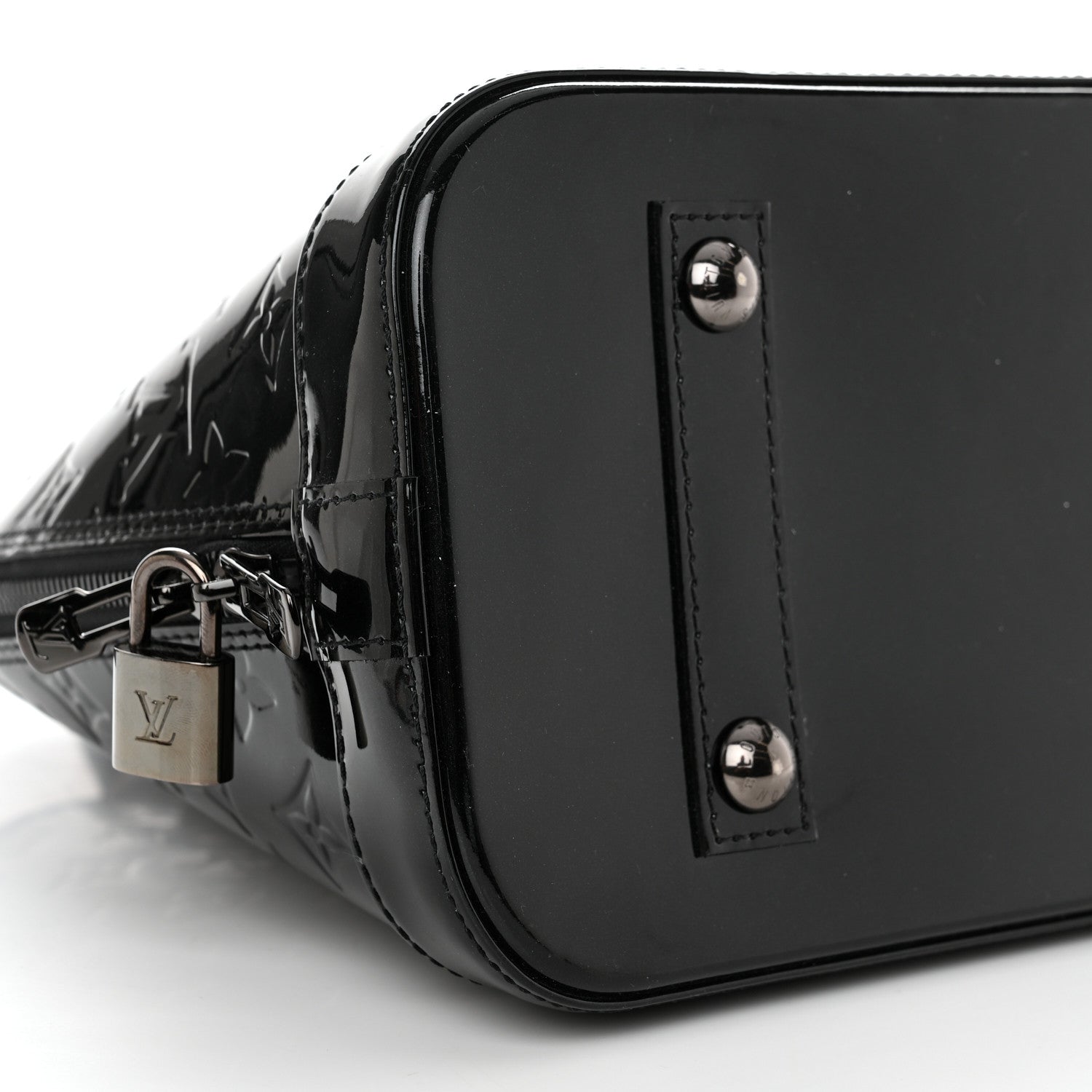 Louis Vuitton Vernis Alma PM Noir Magnetique 9 of 10