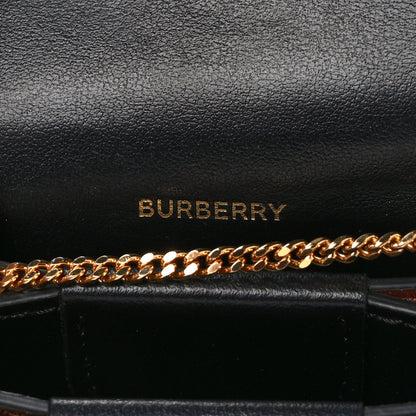 Burberry Calfskin Deer Printed Jessie Chain Card Case Malt Brown 7 of 11