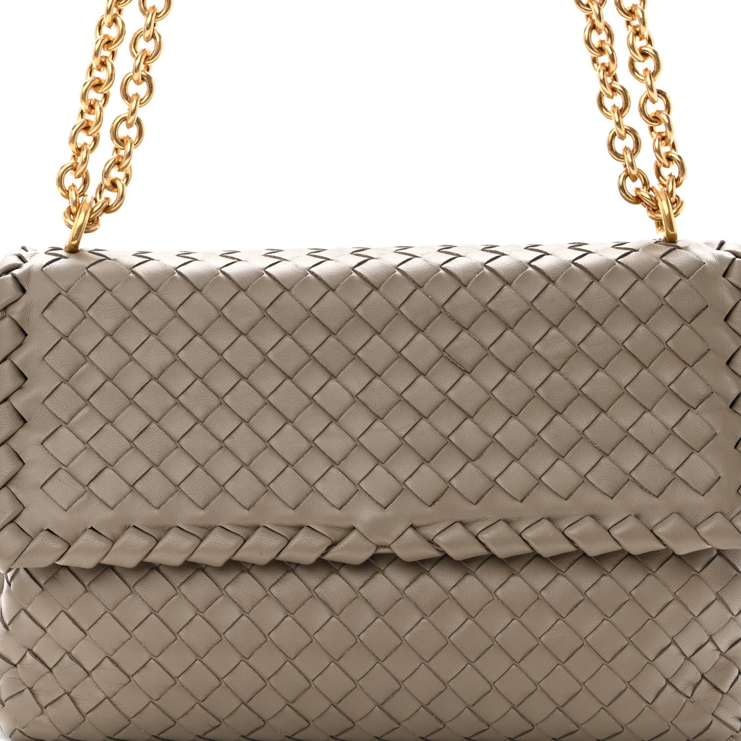 Bottega Veneta Nappa Intrecciato Small Olimpia Shoulder Bag Limestone 7 of 9