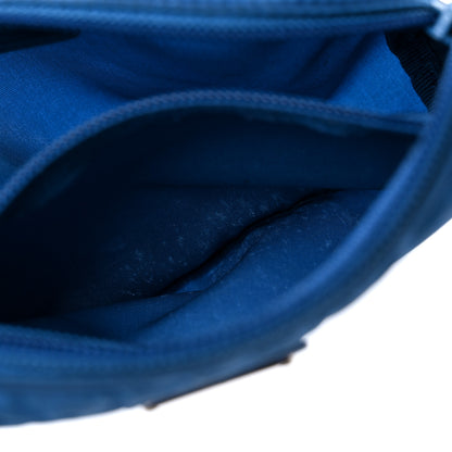 Prada Nylon Vela Cosmetic Pouch Cobalto 9 of 9