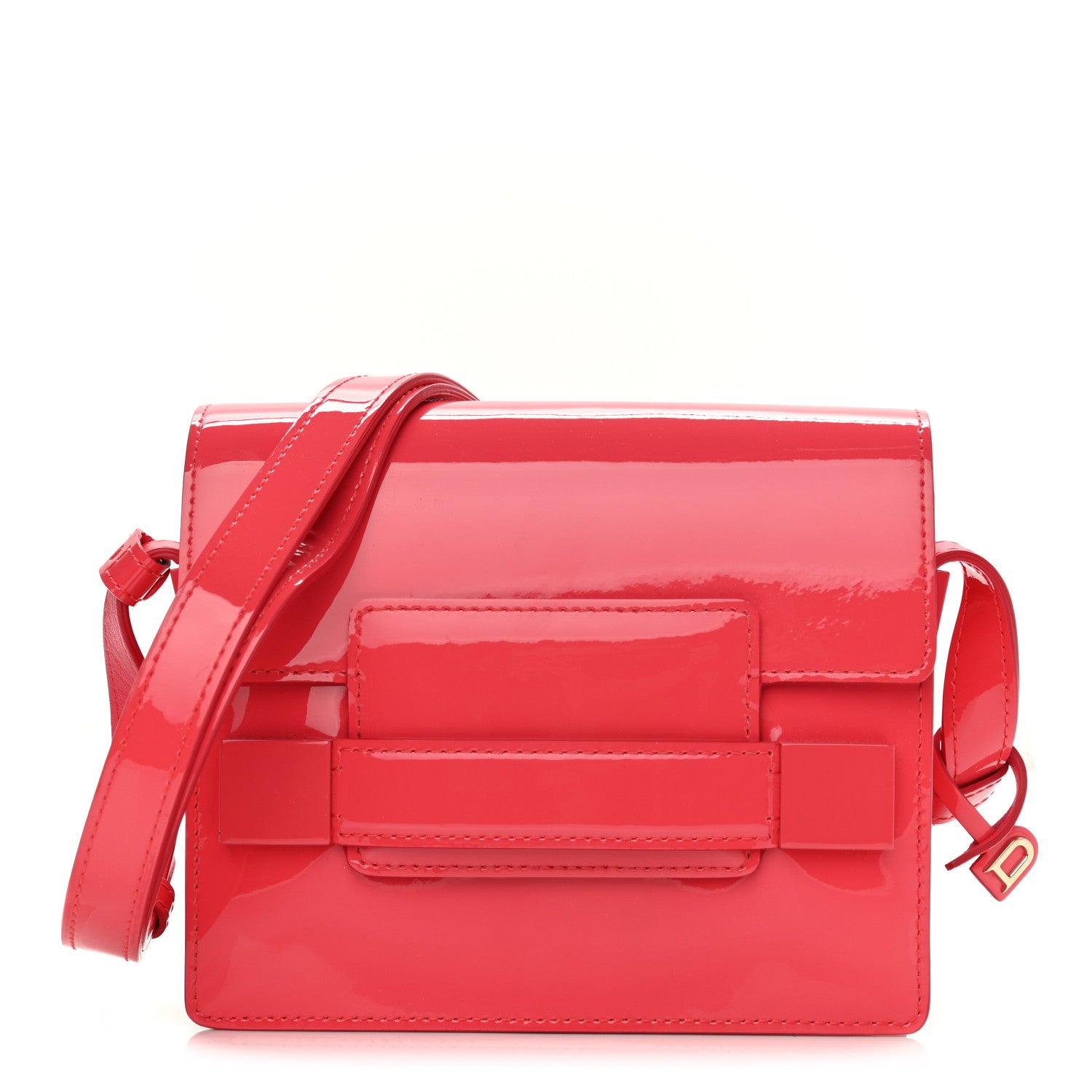 Delvaux Vernis Mini Madame Crossbody Rose Candy 1 of 10
