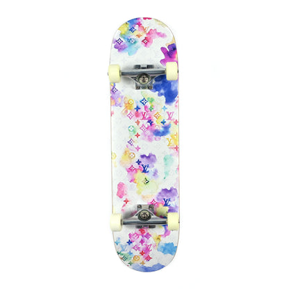 Louis Vuitton Monogram Watercolor Wood Skateboard Multicolor 2 of 4