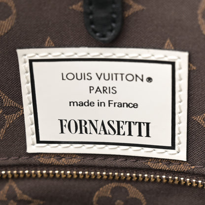 Louis Vuitton X FORNASETTI Calfskin Architettura Onthego MM Black White 6 of 12