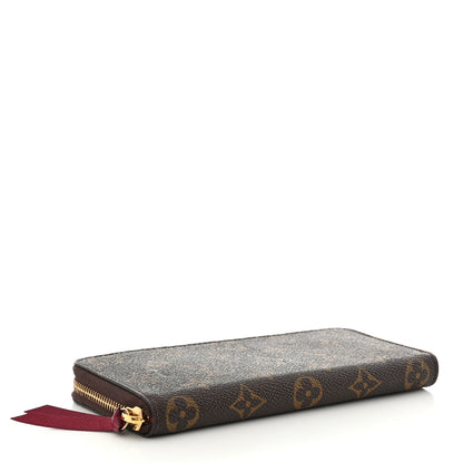 Louis Vuitton Monogram Clemence Wallet Fuchsia 4 of 9