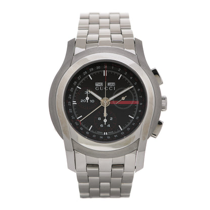Gucci Stainless Steel 42mm 5500 Chronograph Quartz Watch Black 1 of 5