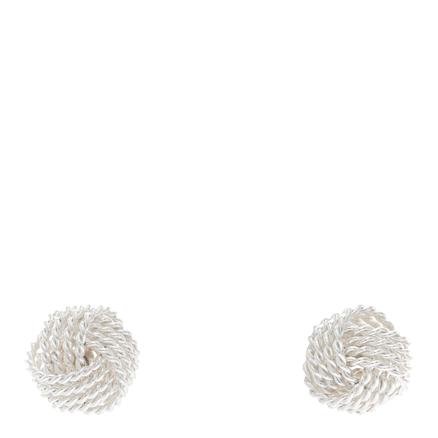 Sterling Silver Twist Knot Earrings