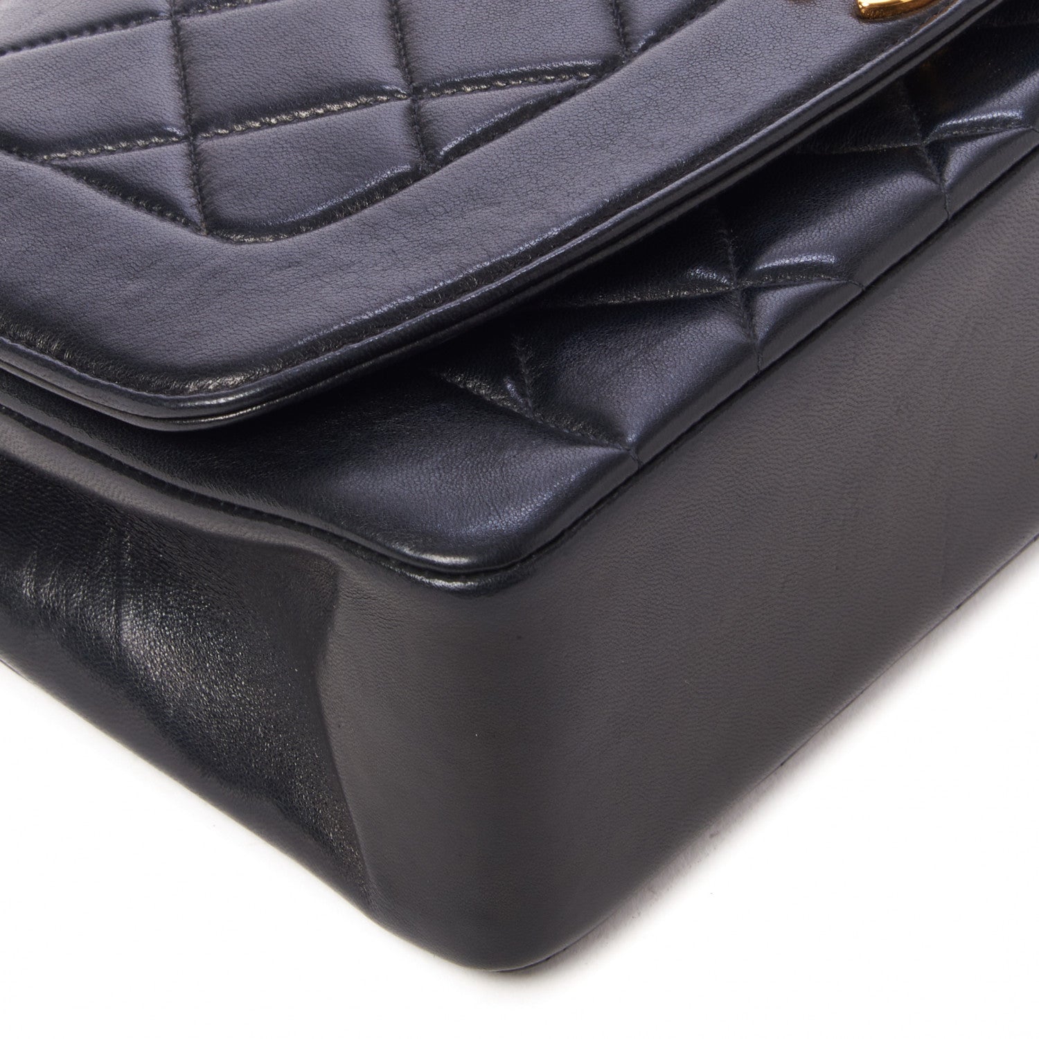 Chanel Lambskin Quilted Medium Single Flap Black 7 of 11