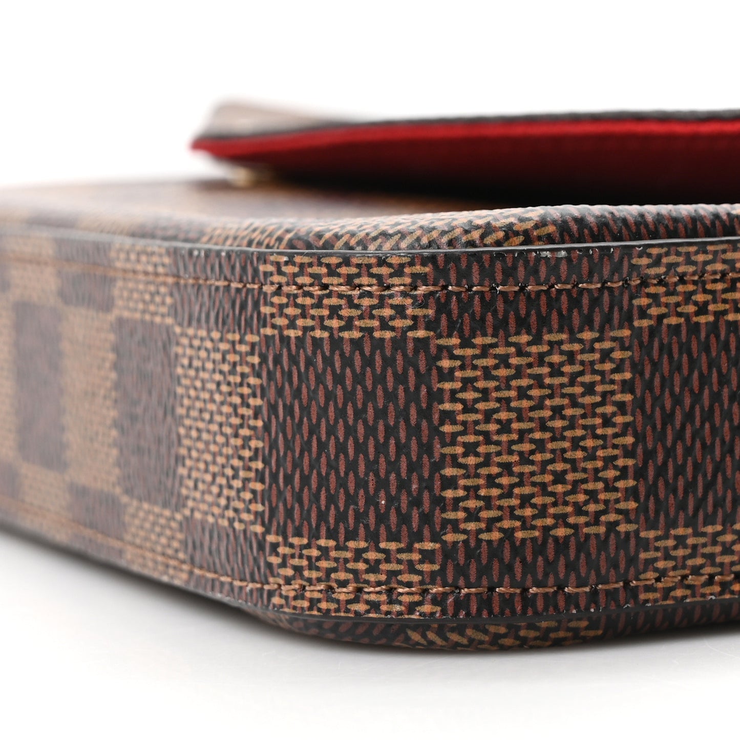 Damier Ebene Pochette Felicie Chain Wallet