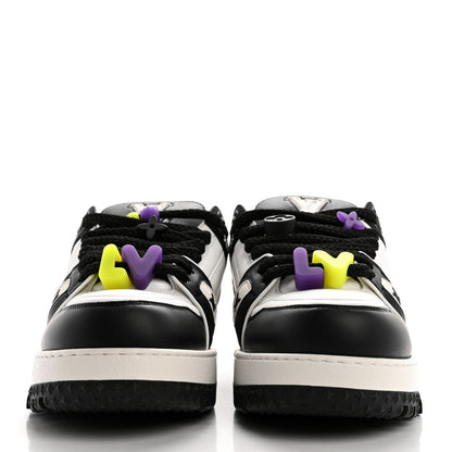 Louis Vuitton Calfskin Mens LV Trainer Maxi Sneakers 12 Black 2 of 7