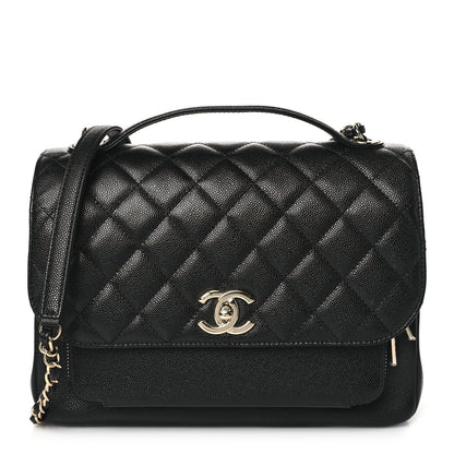 Chanel Caviar Quilted Large Business Affinity Flap Black 1 of 11