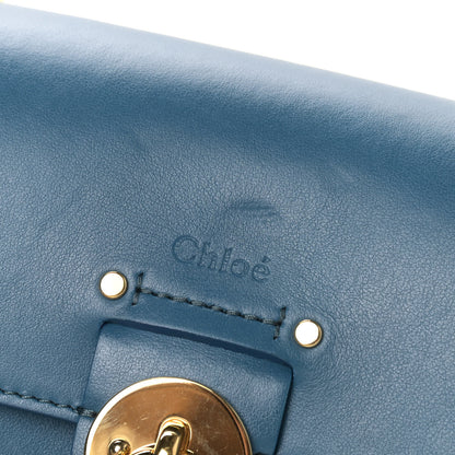 Chloe Calfskin Small Tess Bag Vinyl Blue 10 of 11