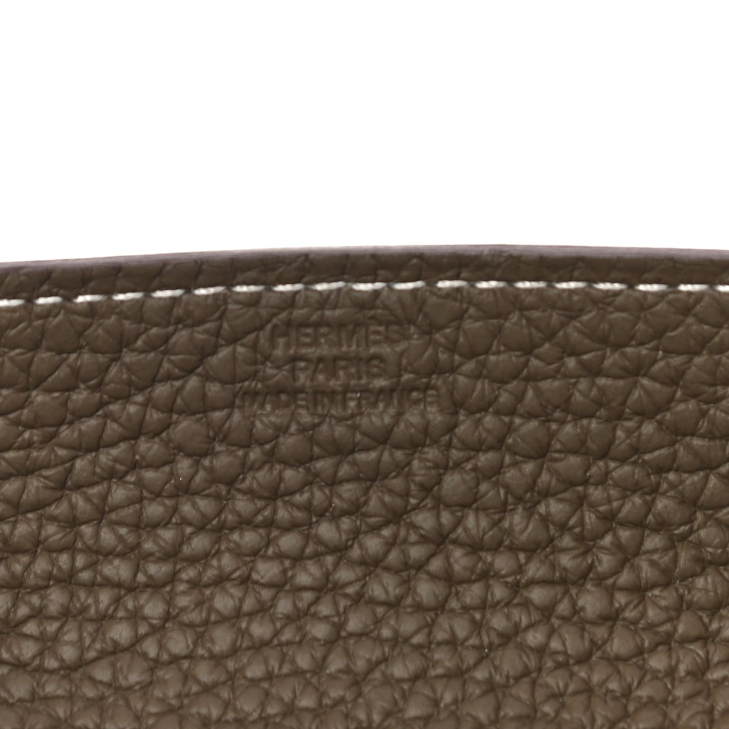 Taurillon Clemence Mini Mises et Relances Change Tray Etoupe