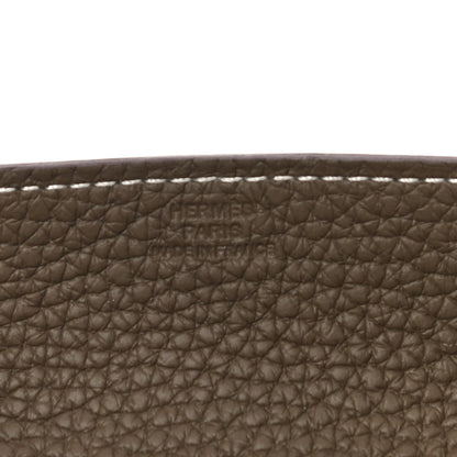 Hermes Taurillon Clemence Mini Mises et Relances Change Tray Etoupe 8 of 10