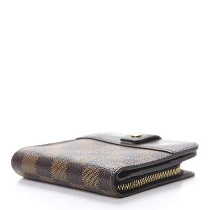 Louis Vuitton Damier Ebene Zippe Zipped Compact Wallet 4 of 14