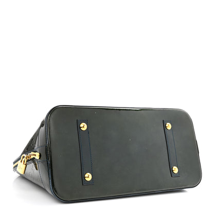 Louis Vuitton Vernis Alma GM Blue Nuit 4 of 13
