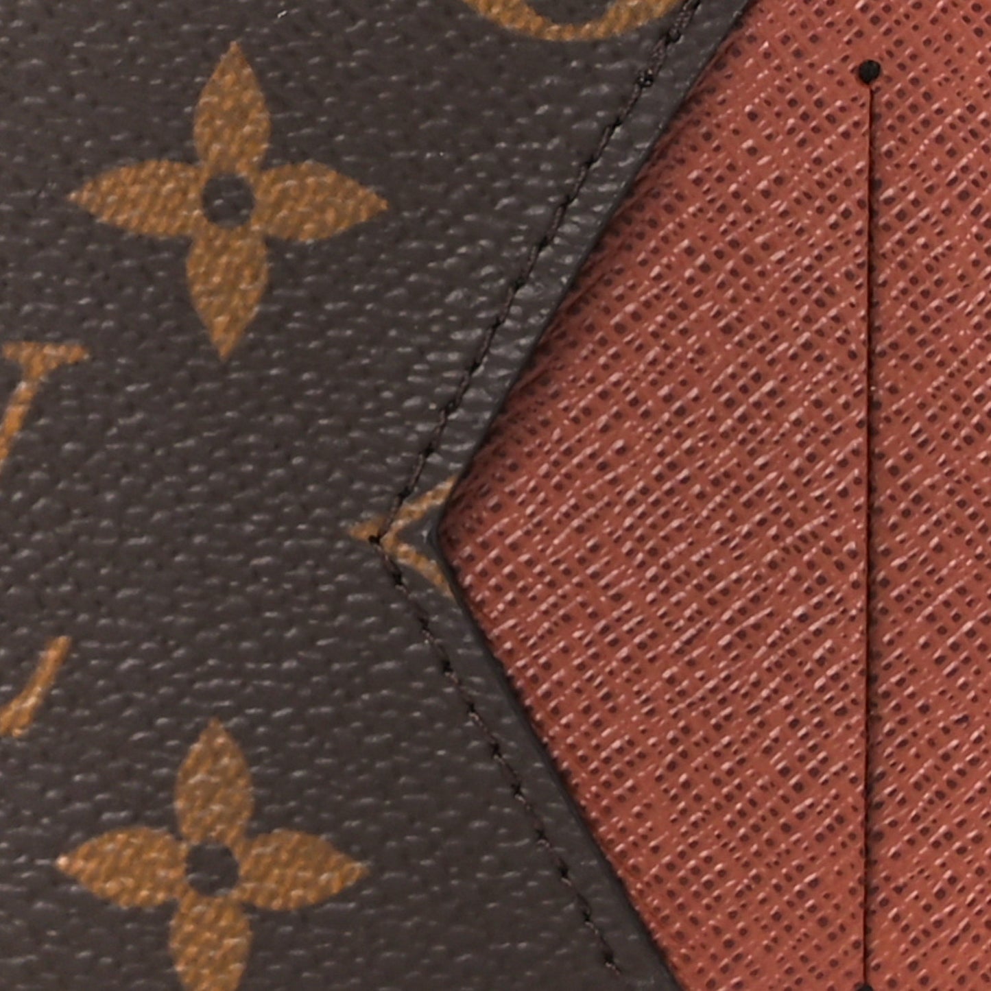 Monogram Zipped Romy Card Holder