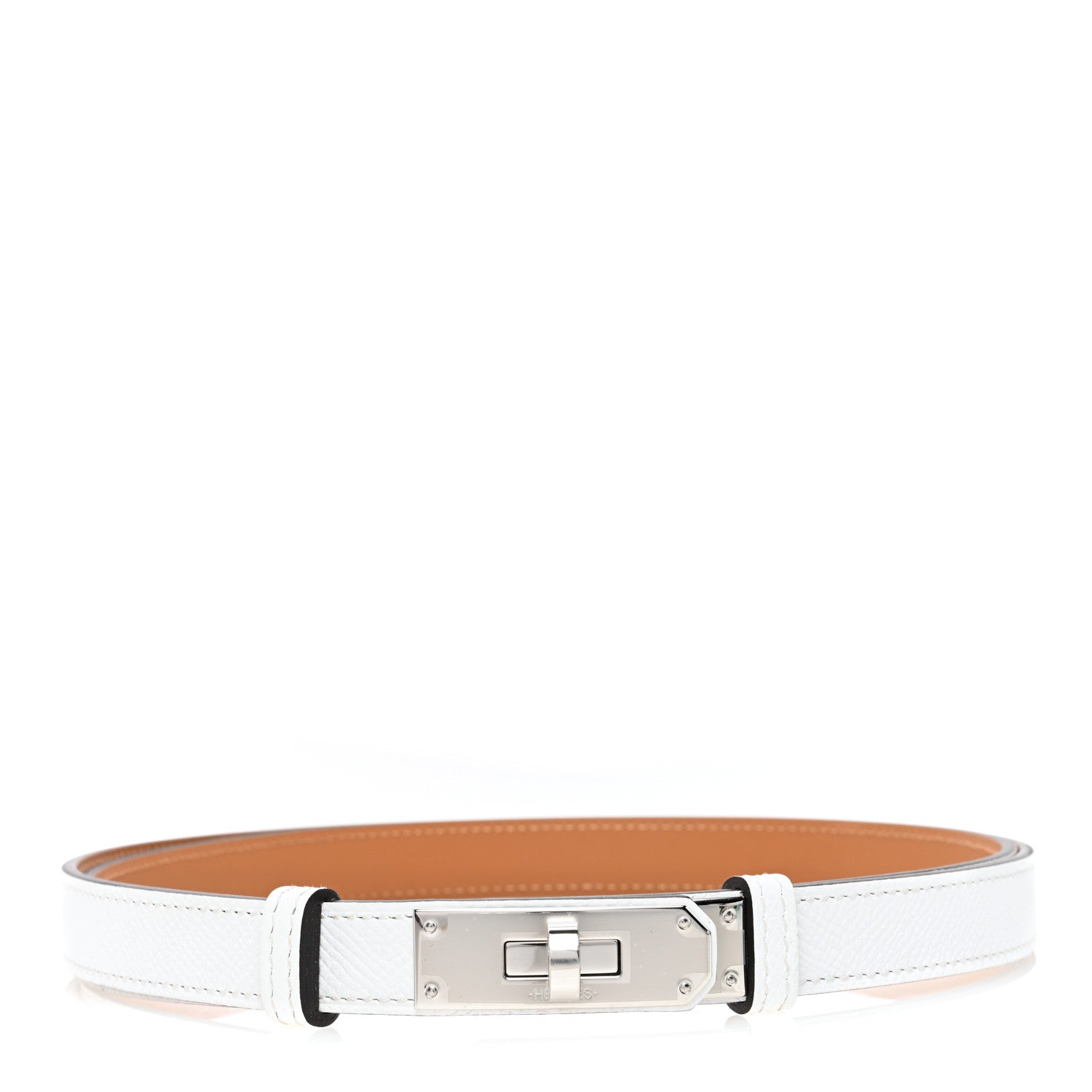 Hermes Epsom Kelly Belt White 1 of 4