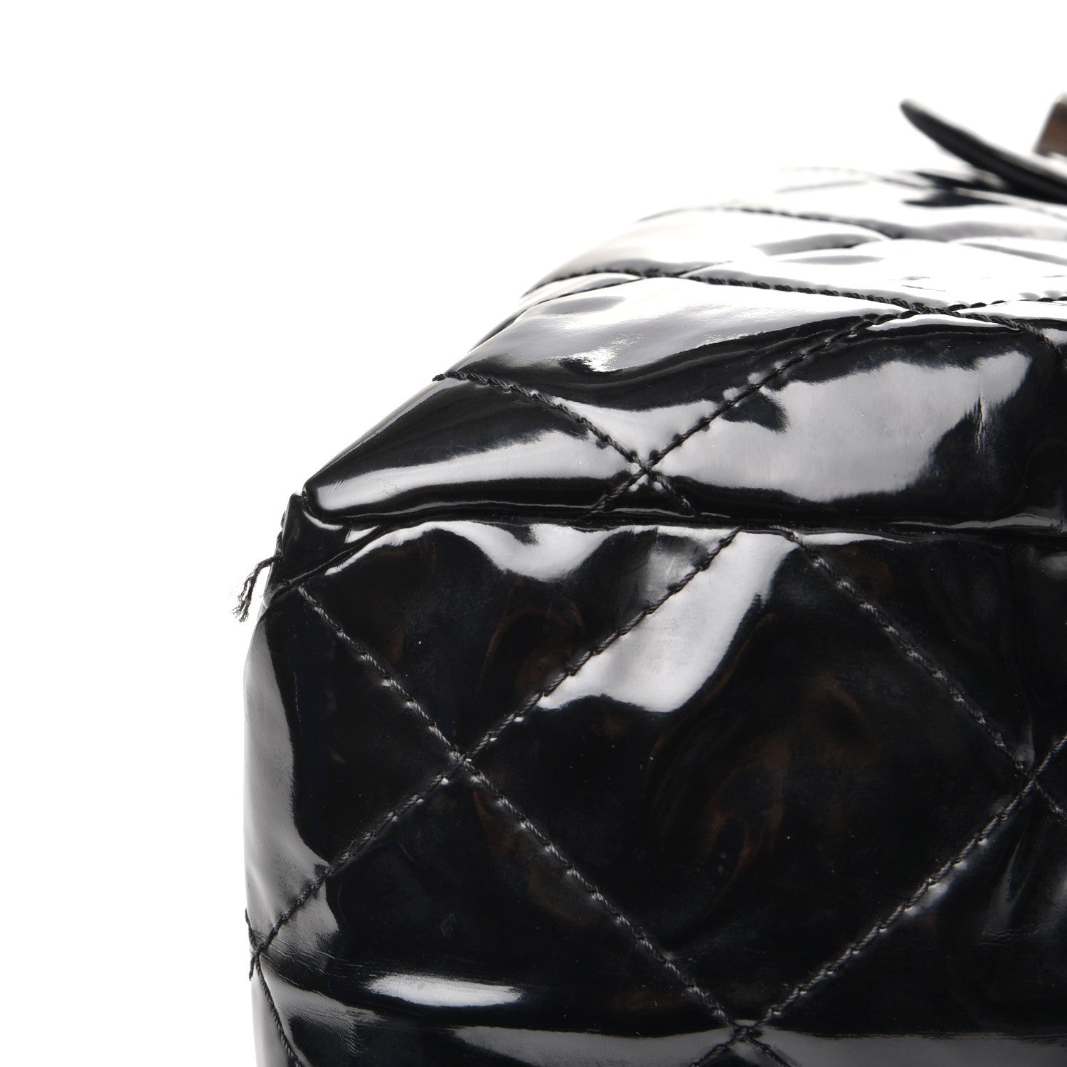 Chanel Vinyl Quilted XXL Reissue Flap Black 9 of 10