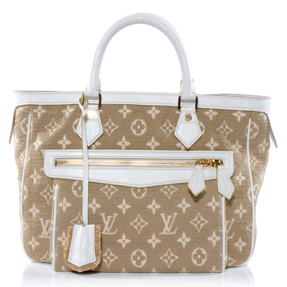 Louis Vuitton Monogram Sabbia Cabas MM White 1 of 9
