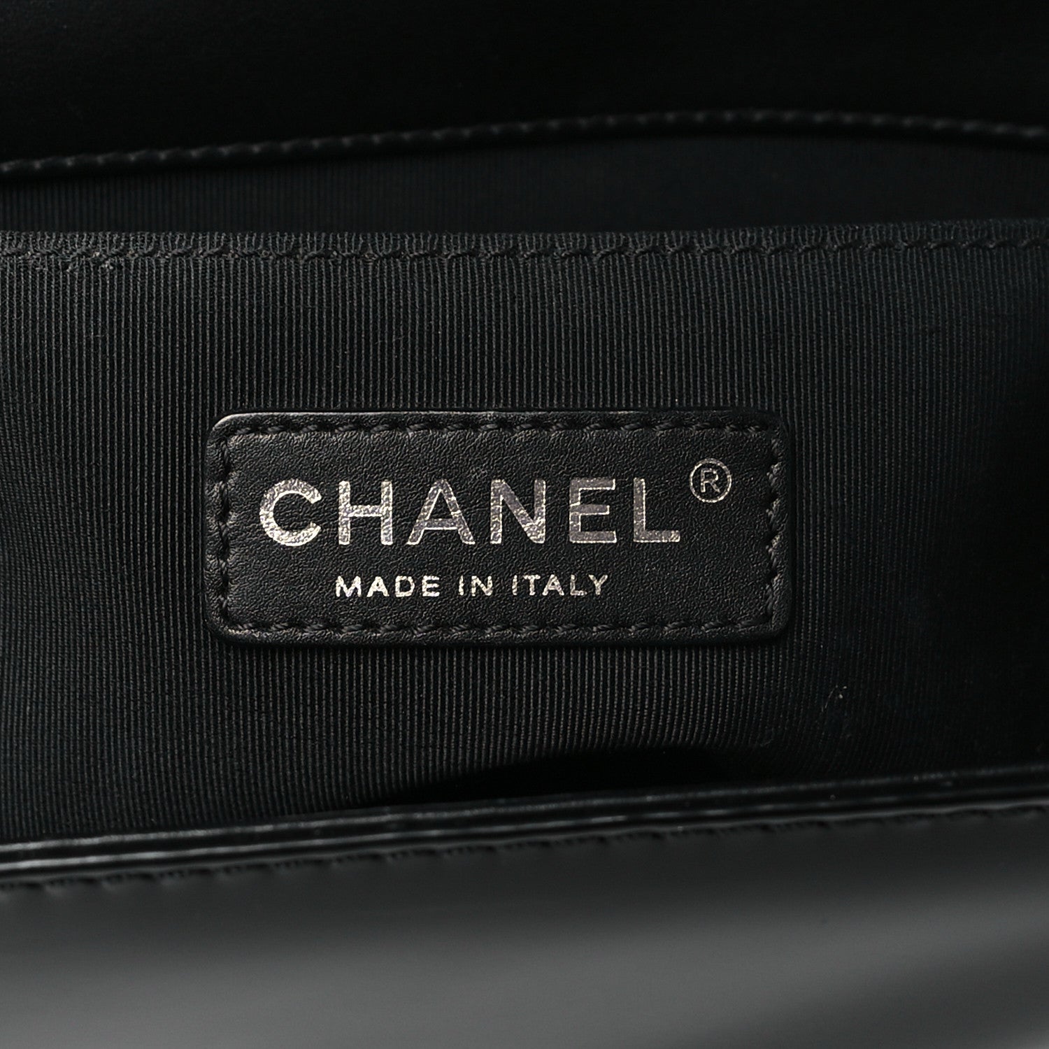 Chanel Patent Calfskin Quilted Medium Plexiglass Boy Flap Black 6 of 11
