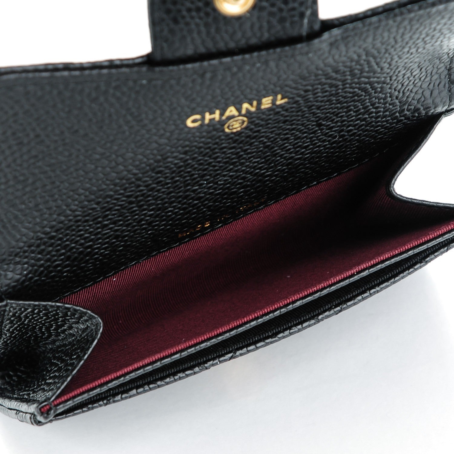 Chanel Caviar Quilted Flap Card Holder Black 5 of 8