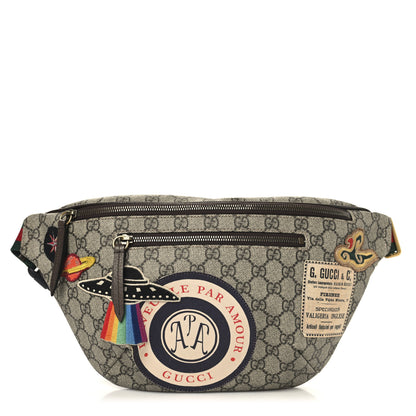 Gucci GG Supreme Monogram Courrier Belt Bag Beige New Acero 1 of 10