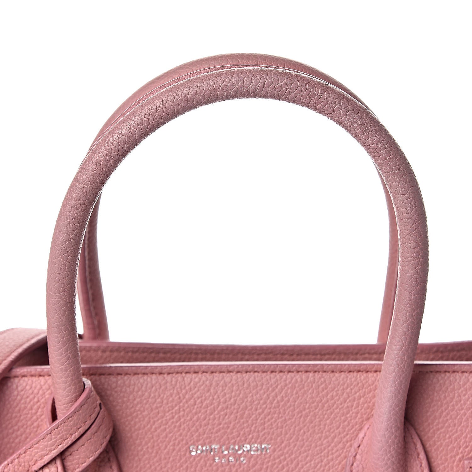 Saint Laurent Grained Calfskin Baby Sac De Jour Dark Rose 13 of 16