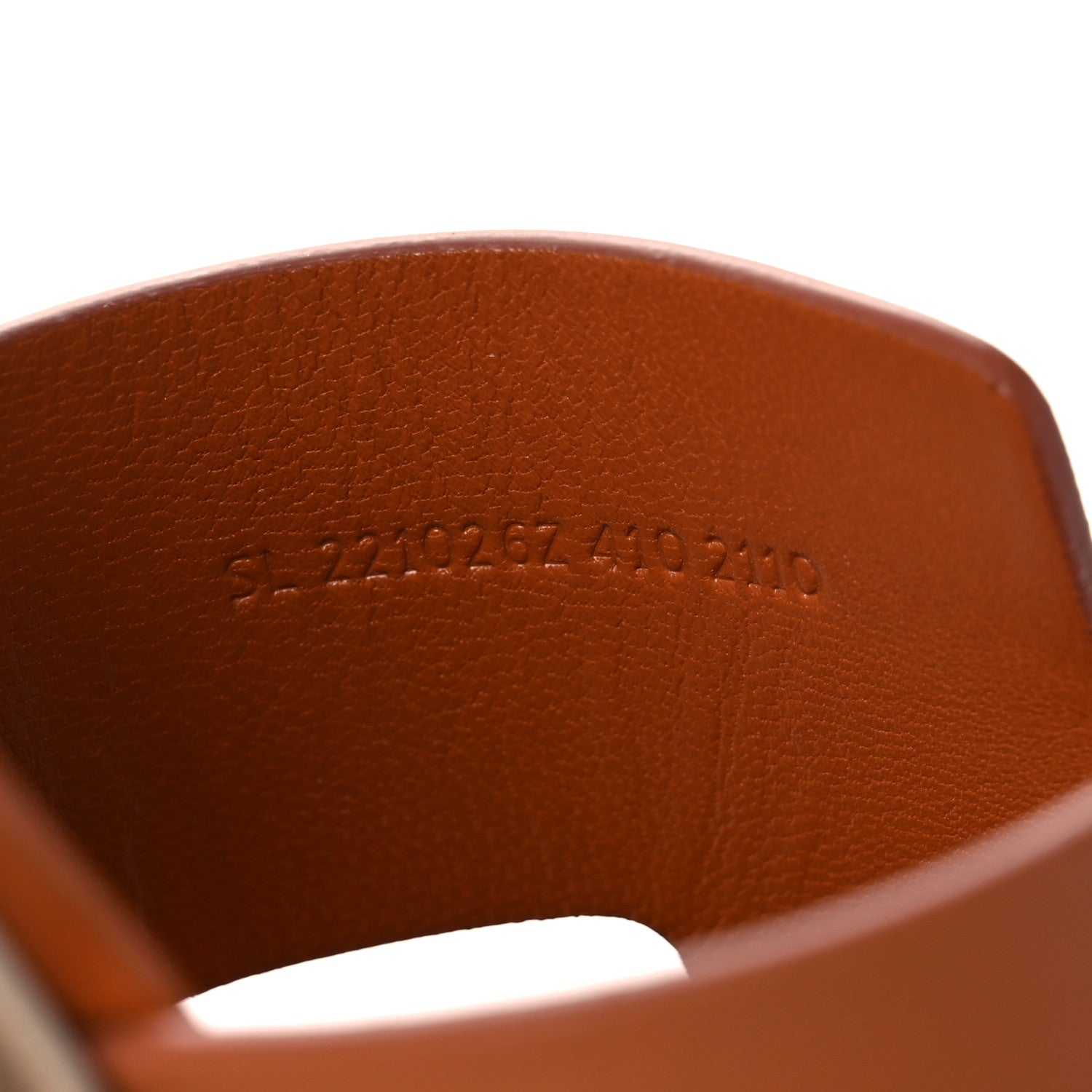 Hermes Calfskin Cork Eze 30 Sandals 41 Marron Glaise 8 of 9