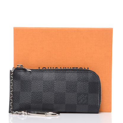 Louis Vuitton Damier Graphite 4 Key Holder 8 of 9