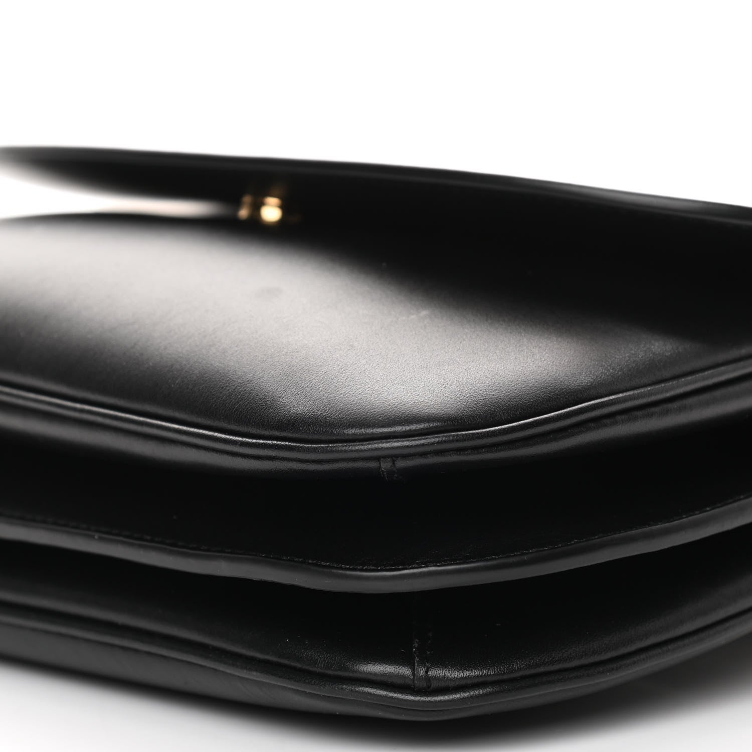 Saint Laurent Smooth Calfskin Medium Charlie Shoulder Bag Black 8 of 10