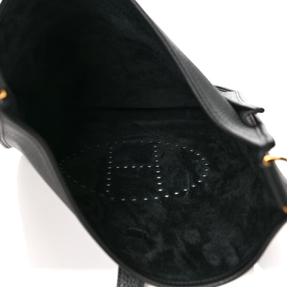 Hermes Taurillon Clemence Evelyne III GM Black 5 of 8