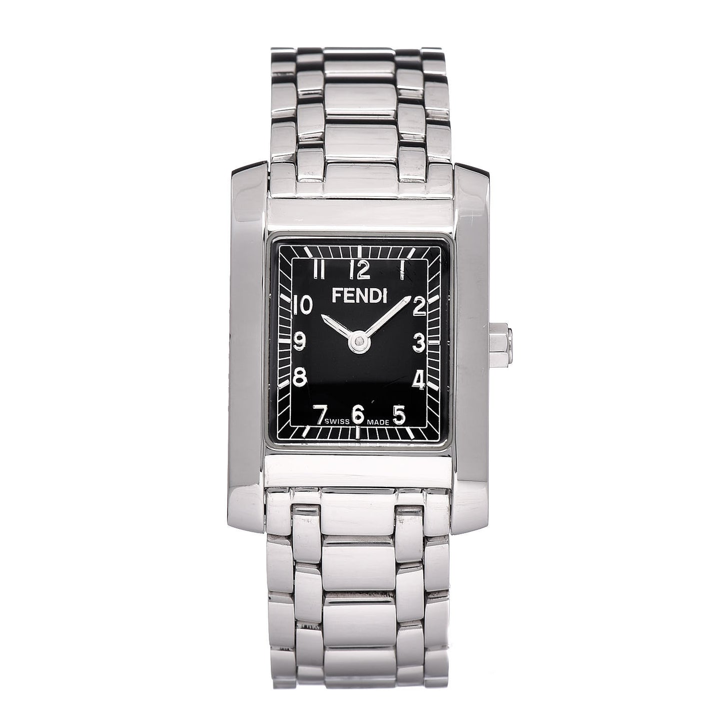 Stainless Steel 21mm Quartz Watch Black