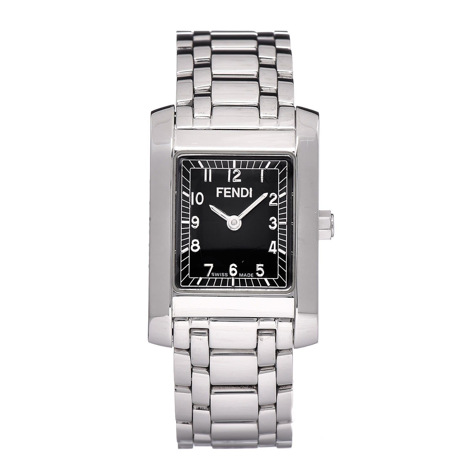 Fendi Stainless Steel 21mm Quartz Watch Black 1 of 7