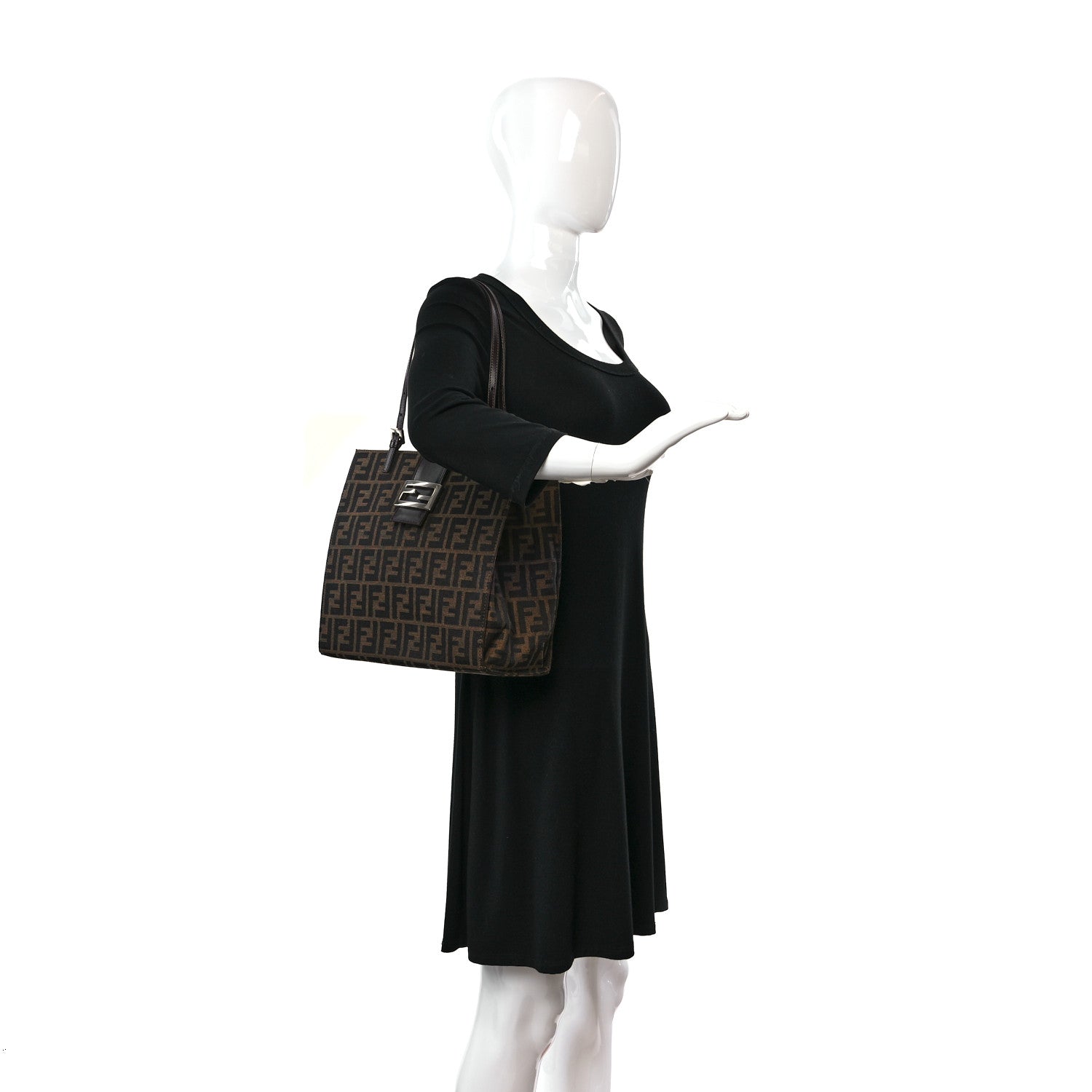 Fendi Zucca Shopping Tote Tobacco 2 of 9