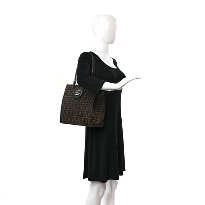 Fendi Zucca Shopping Tote Tobacco 2 of 9