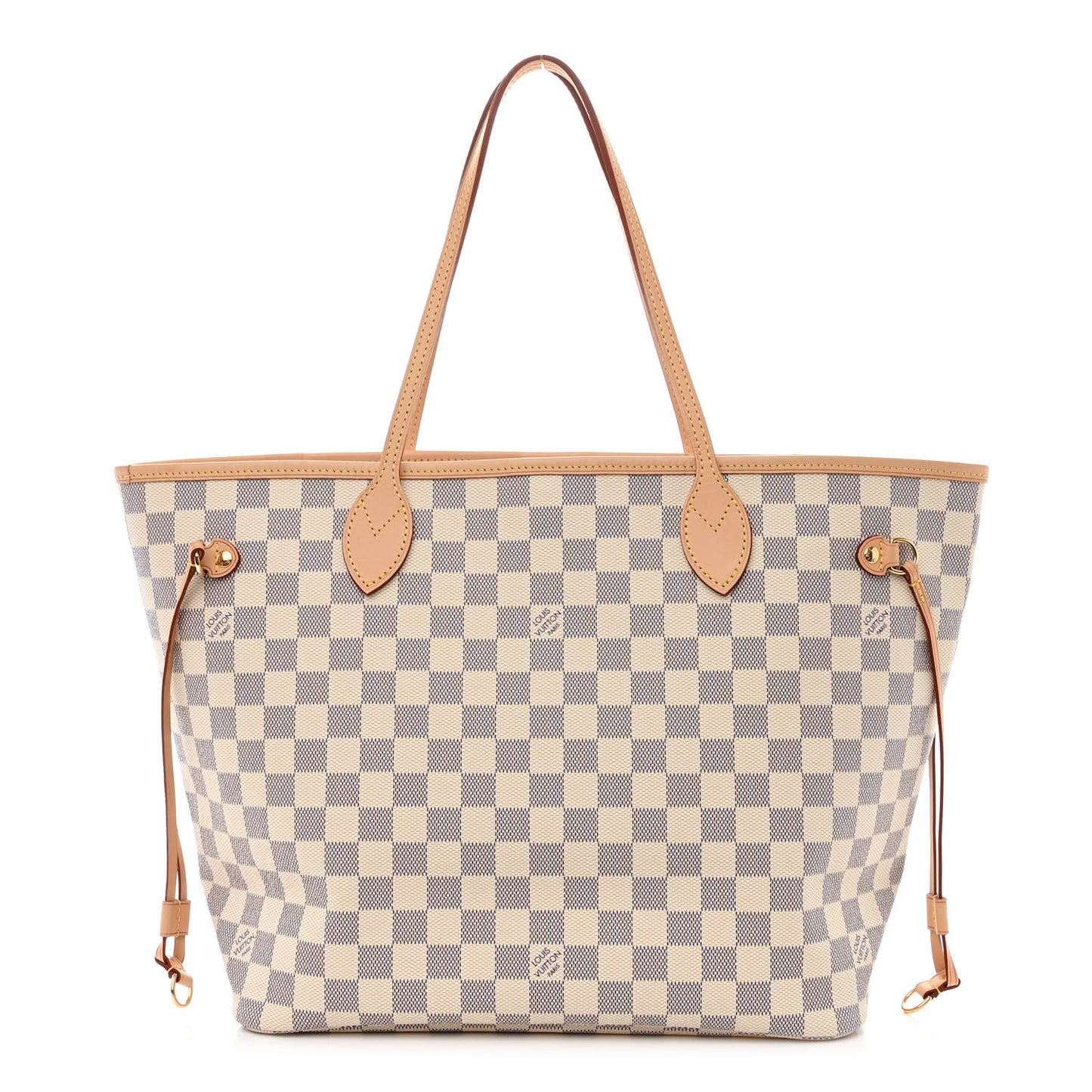 Damier Azur Neo Neverfull MM Rose Ballerine