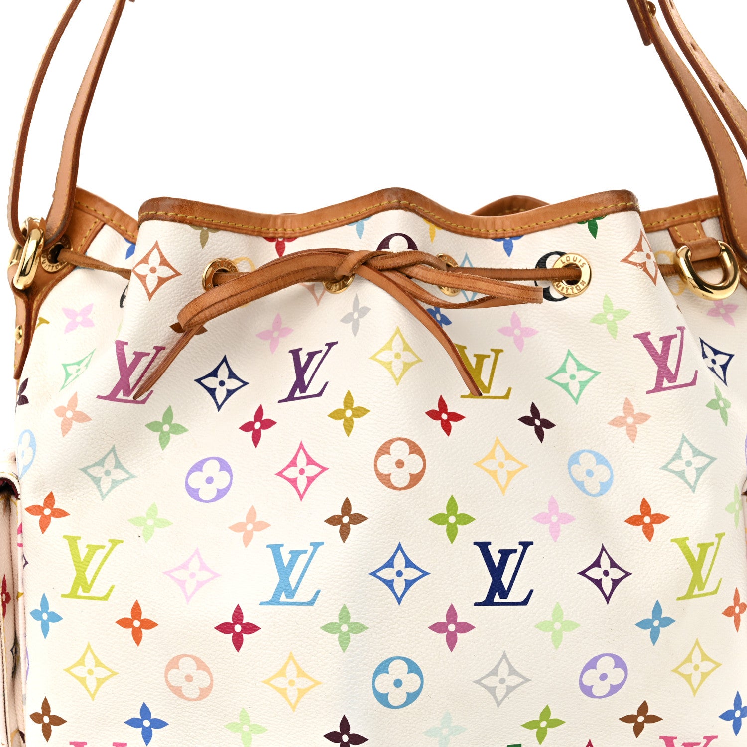 Louis Vuitton Monogram Multicolor Petit Noe White 8 of 14