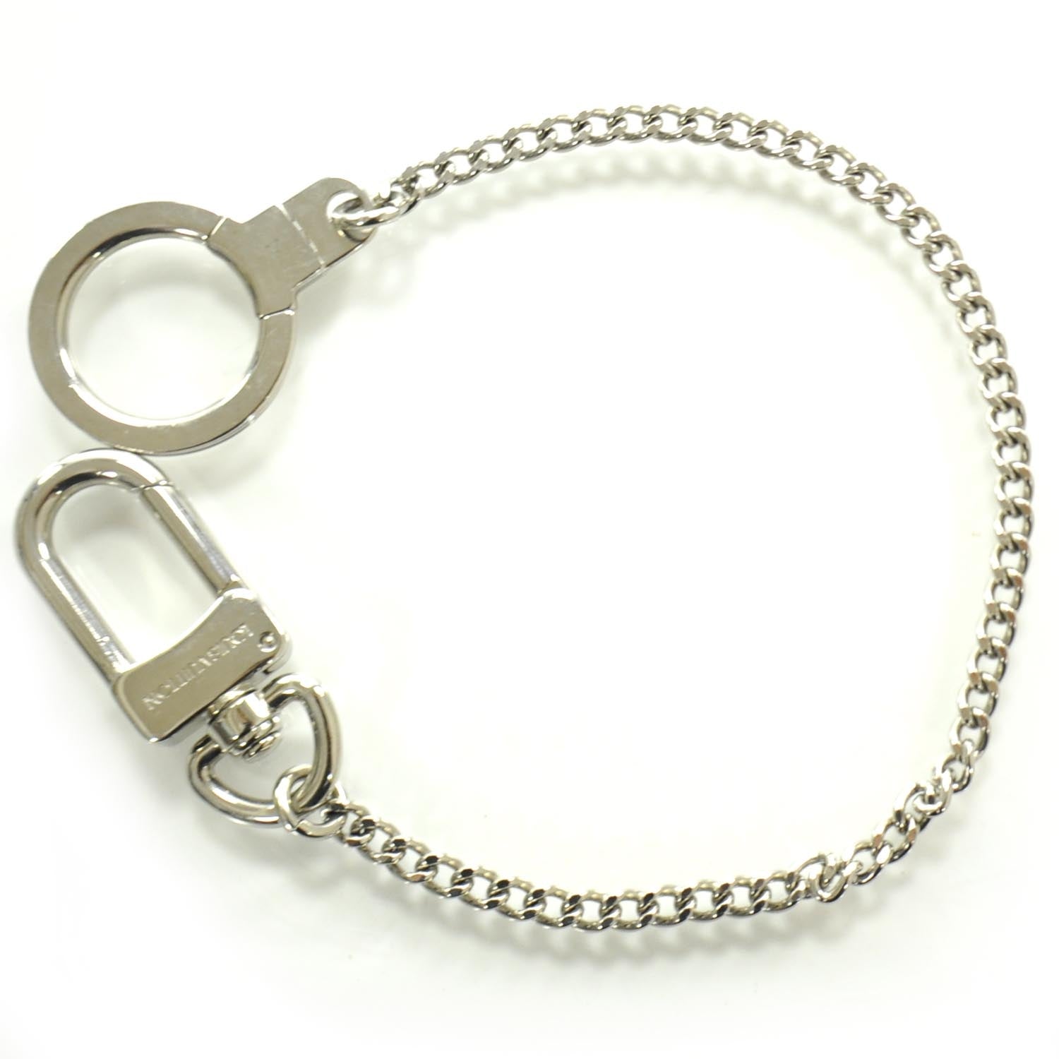 Louis Vuitton Pochette Extender Key Ring Chain Silver 2 of 5