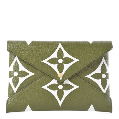 Louis Vuitton Monogram Giant Large Kirigami Pochette Kaki 1 of 8