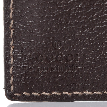 Gucci Monogram Charmy French Wallet Dark Brown 6 of 12