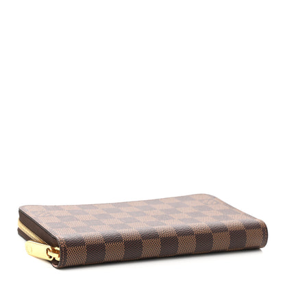 Louis Vuitton Damier Ebene Zippy Wallet Rose Ballerine 4 of 7