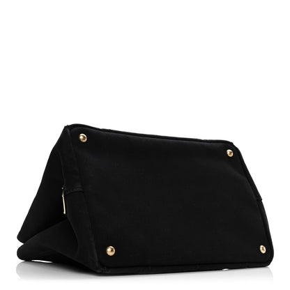 Prada Canapa Logo Tote Black 3 of 8