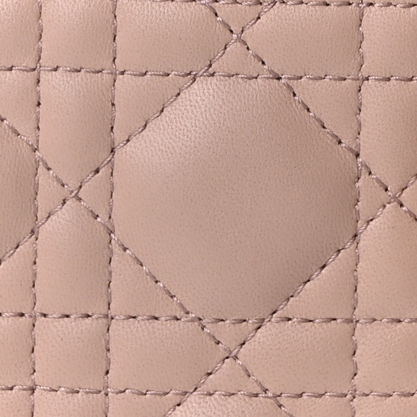 Lambskin Cannage Mini Lady Dior Fard