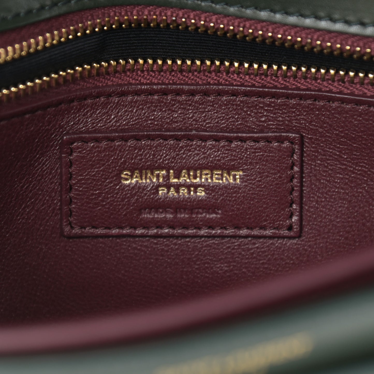 Smooth Calfskin Monogram Cassandra Clasp Bag Dark Green
