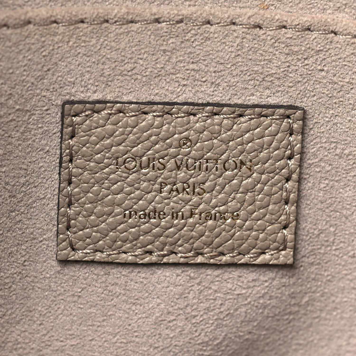 Louis Vuitton Empreinte Monogram Giant Madeleine MM Dove Grey Beige 6 of 10