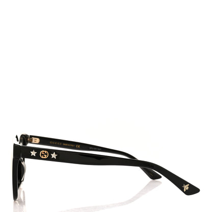 Gucci Round Frame Star Sunglasses GG0232SK Black 3 of 8