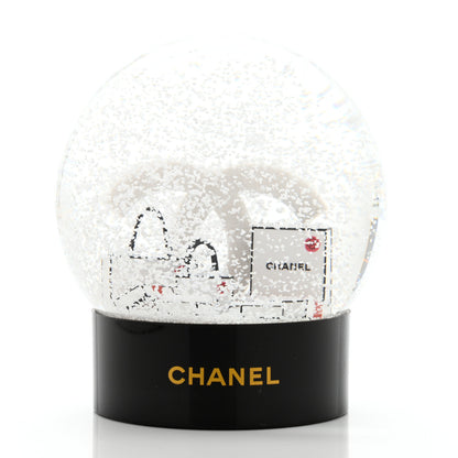 Chanel Glass CC Shopping Bag Snow Globe 2 of 7