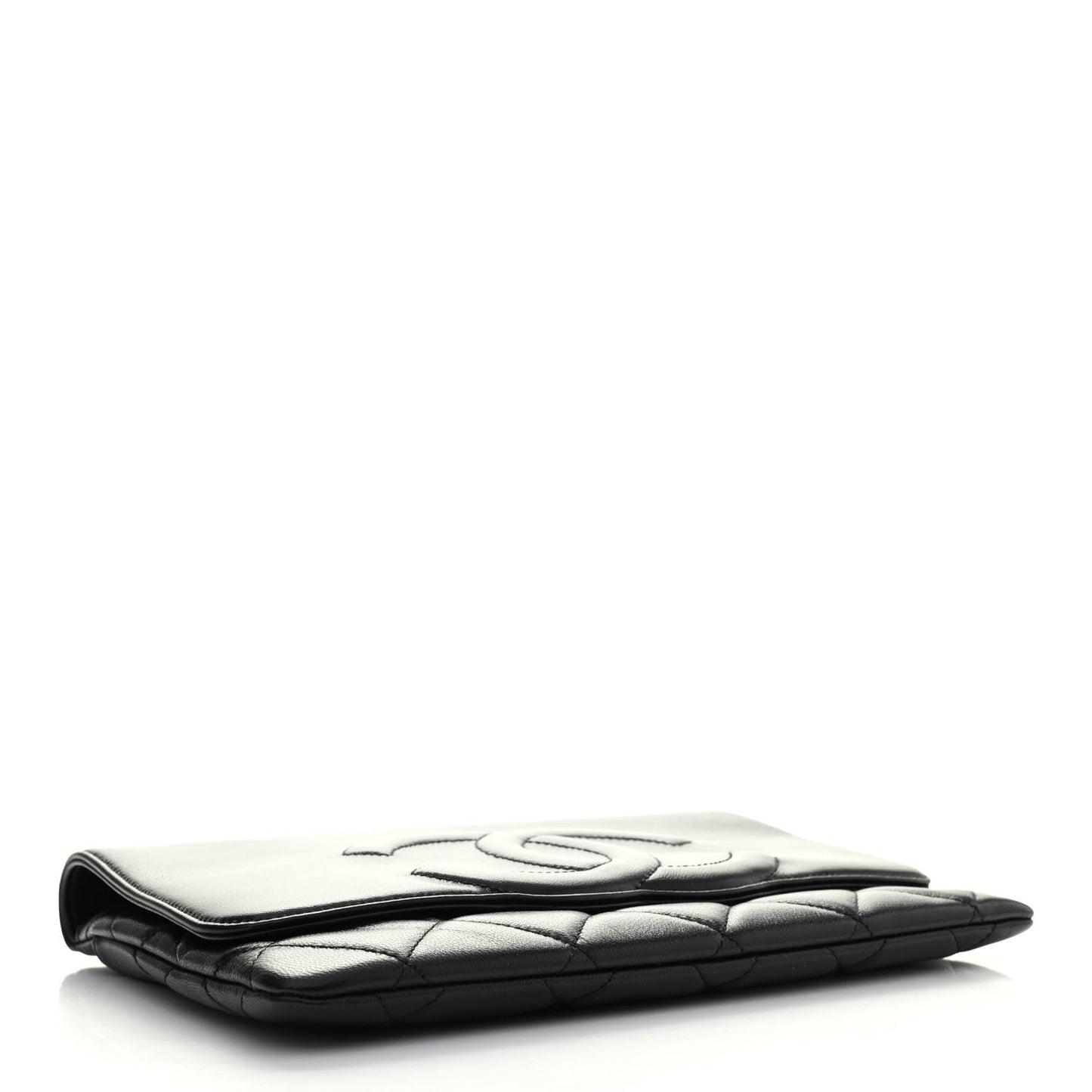 Goatskin Quilted Timeless CC Clutch Black
