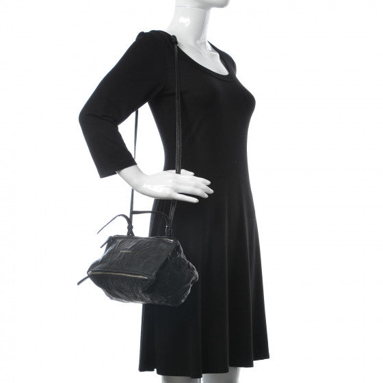 Givenchy Tumbled Sheepskin Mini Pandora Black 2 of 9